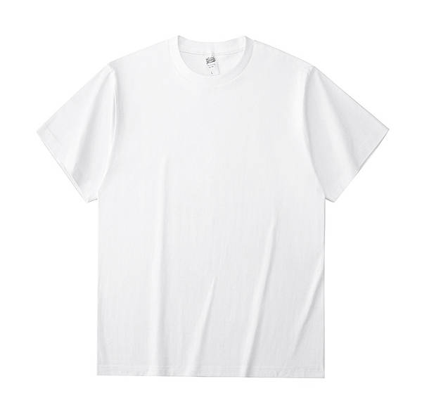 250 gramas de peso pesado japonês suave algodão puro T-shirt masculino e feminino T-shirt branco suave suave suave suave suave suave INS