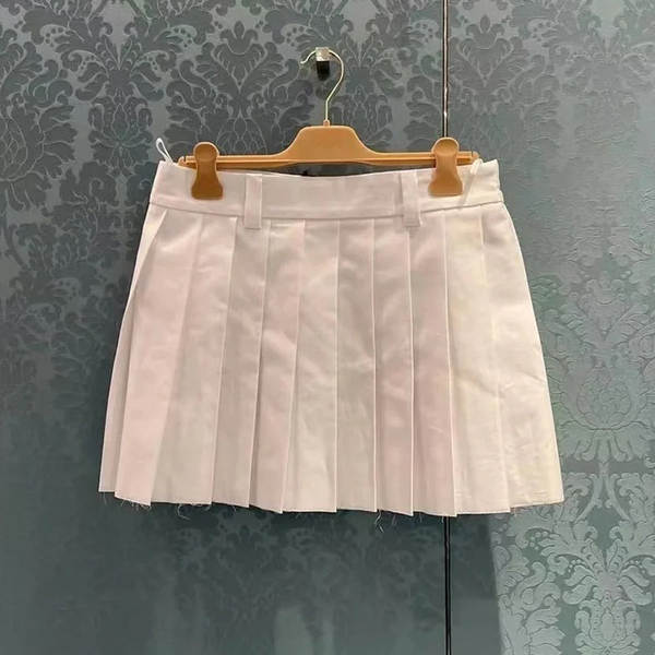 Miu Mu branco curta-metragem boneca colar colarinho doce camisa doce colar doce do verão 2024