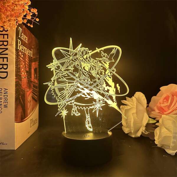 Luzes usb nocturnas de amanhã arco-íris estrela extrema precisão amia texas arco-íris em redor da segunda dimensão