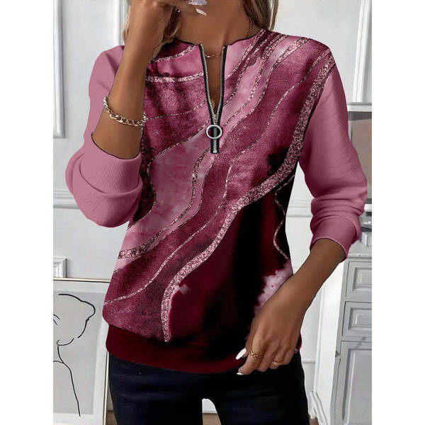 Outono Novo Modelo Europeu e Americano Lingerie Feminino T-Shirt Pós-Símia Vintage Camiseta Desportiva
