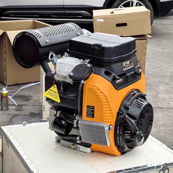Motor de combustível a gasolina de dois cilindros LF2V80F-2A 744cc27HP bomba de areia de limpeza
