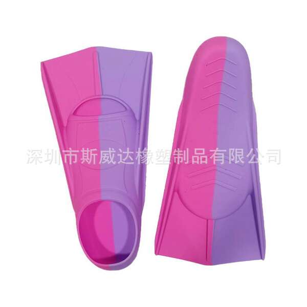 Crianças natação calçado homens e mulheres treinamento profissional natação livre silicone calçado reconhece natação sapo mergulho calçado