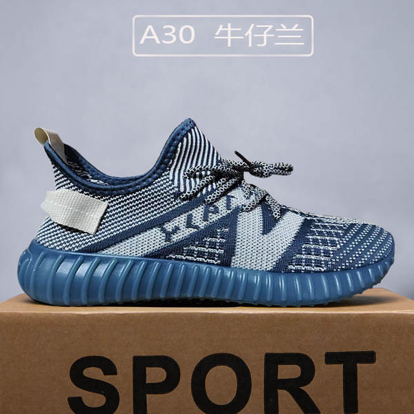 Grandes sapatos de coco para homens e mulheres do mesmo modelo de tecelagem de tela de sapatos de esportes transfronteiriços fábrica de sapatos de corrida com 100 peças básicas em dinheiro