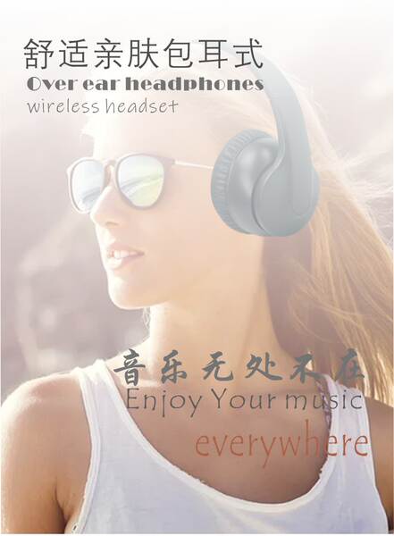 Fabricante de logotipo personalizado transfronteiriço de fones de ouvido Bluetooth de longa duração