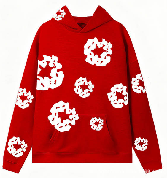 Conjunto de Moletom com Capuz e Impressão