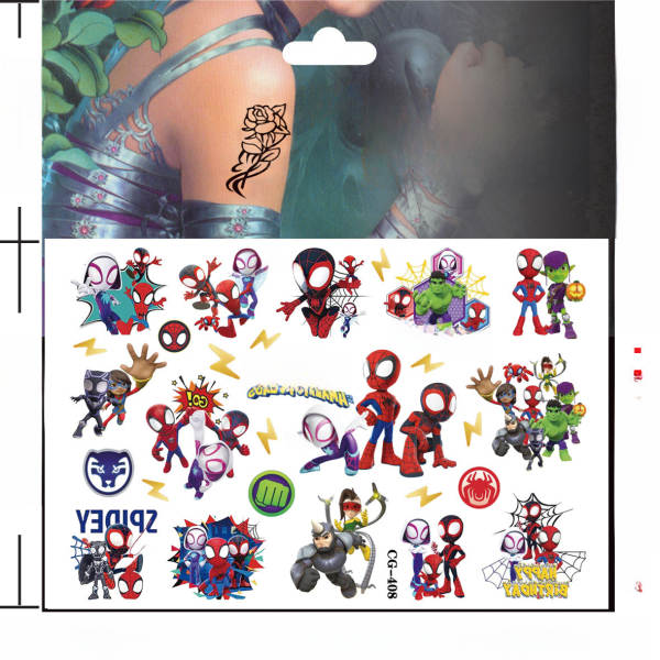 Tatuagem Temporária de Spiderman
