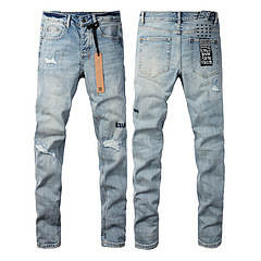 Calça Jeans Masculina Reta com Efeito Desgastado