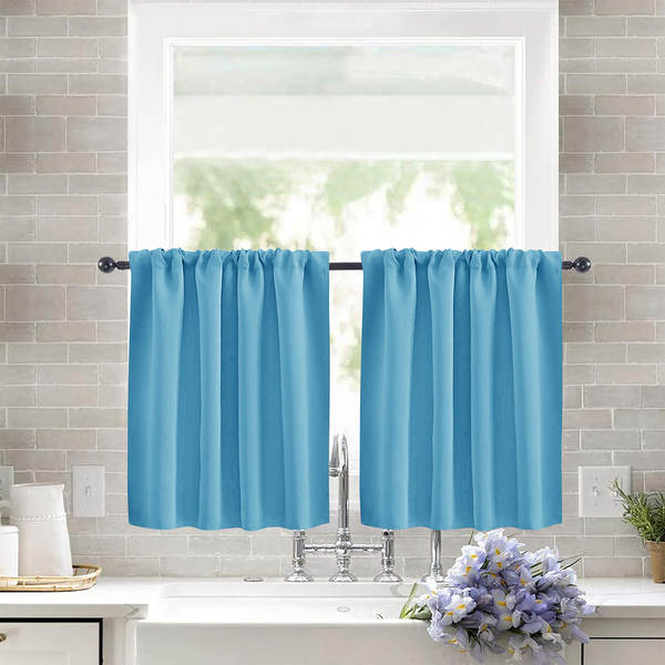 Novas cortinas transfronteiriças de cortinas curtas de alta precisão de cor pura cortinas de cozinha cortinas separadas cortinas de café