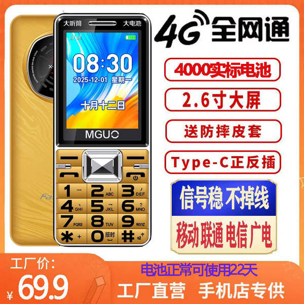 Telefone Celular para Idosos 4G