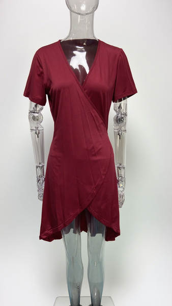 Vestido curto de praia