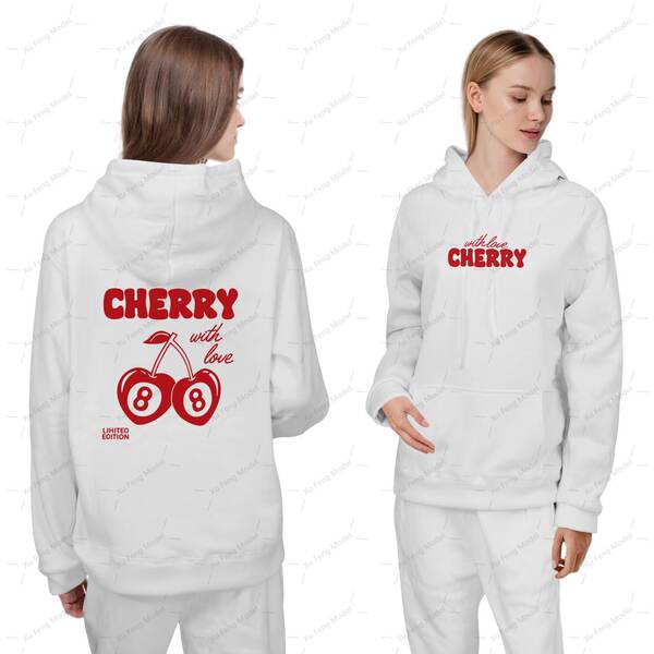 2026 Transfronteiriço Novo Modelo Europeu-Americano Feminino Guarda-Cabeça de Páscoa No 8 Primavera Outono Inverno Camiseta Desportiva de Páscoa Feminina
