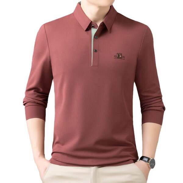 Camiseta Polo Manga Longa Masculina
