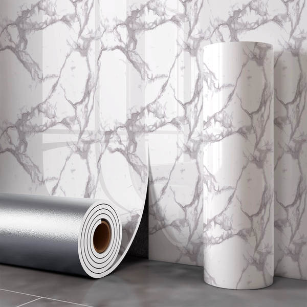 Papel de Parede Autocollante Imitação Mármore