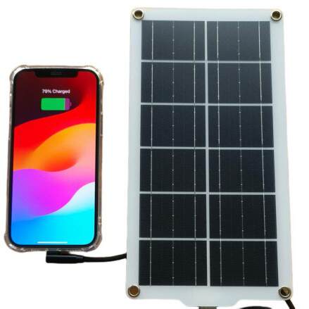 Telemóvel Solar Charging Panel 3w 5v Carregador solar portátil ao ar livre Pequeno painel solar fotovoltaico