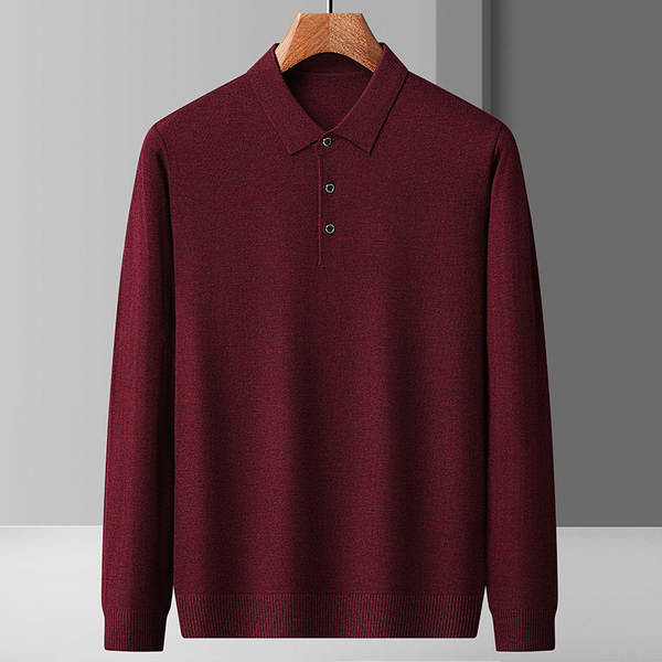 Camiseta de lã para homem