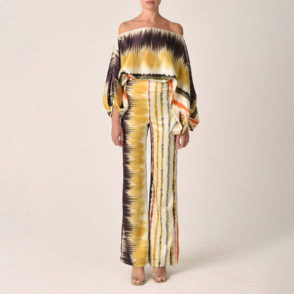 Roupas femininas transfronteiriças para o comércio exterior da Europa e dos Estados Unidos Outono Novo Modo Férias de Viagem Puro Roupa de Batista Relaxante Moda