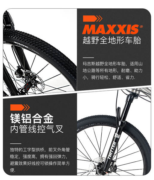 WERNER M8100-2*12 Bicicleta de corrida de velocidade transversal XC para adultos