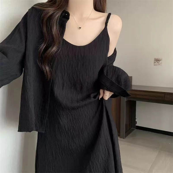 Vestido de verão em estilo francês, vestido de verão, vestido de verão de verão
