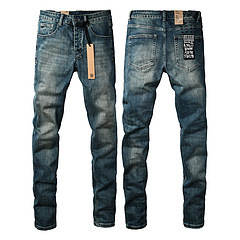 Calça Jeans Masculina Reta com Efeito Desgastado