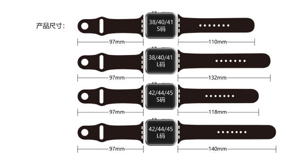 iWatch Apple S10987 SEUltra Clássico Nike Cinturão de relógio de silicone