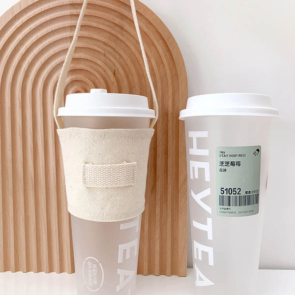 Bolsa de Tecido para Copos de Café