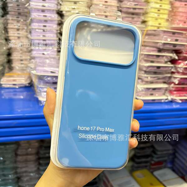 Aplicável ao iPhone 17 Pro Capa de silício líquido para celular Apple 17 Promax Capa de proteção de poros 17Air