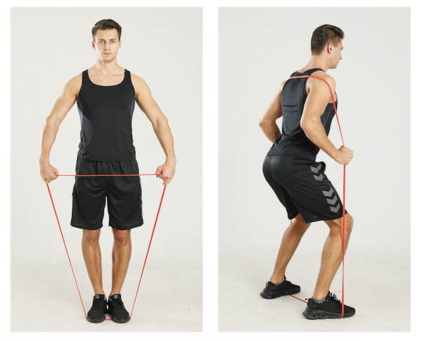 Transfronteiriço Lime TPE resistência cinturão de esportes de fitness elástico cinturão de resistência yoga cinturão de assistência de quadril para cima