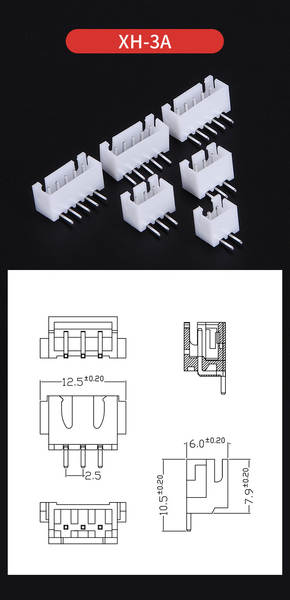 Conector XH 2.54mm