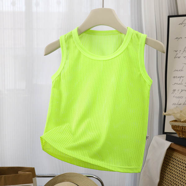Vestido esportivo infantil sem mangas