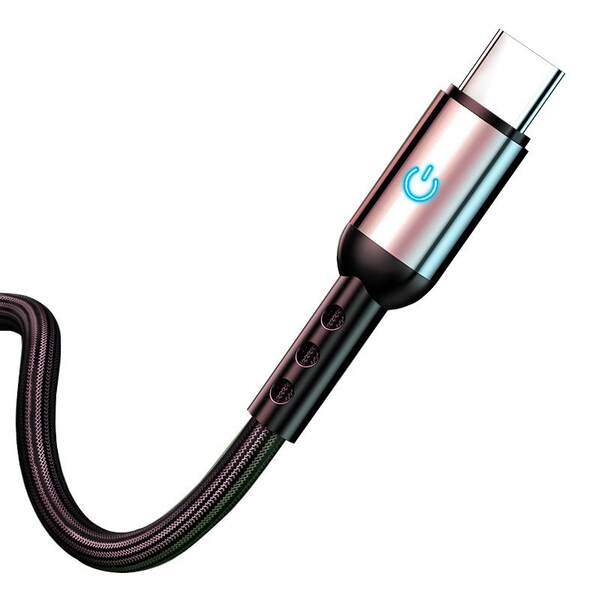 TYPE-C com linha de dados de luz para a linha de carregamento inteligente da linha de telefonia móvel inteligente da Apple para a linha de carregamento USB