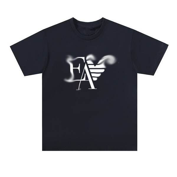 Camiseta Masculina Curta de Algodão