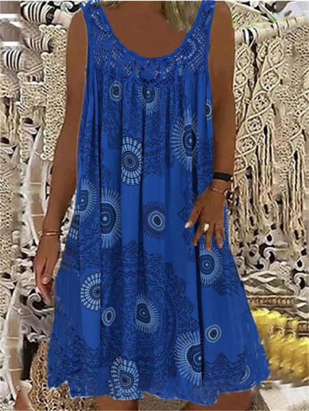 2026 Novo modelo europeu-americano de senhoras impressas digitais de ombro a ombro sexy pendurado relaxação vestido vestido Race vestido casual