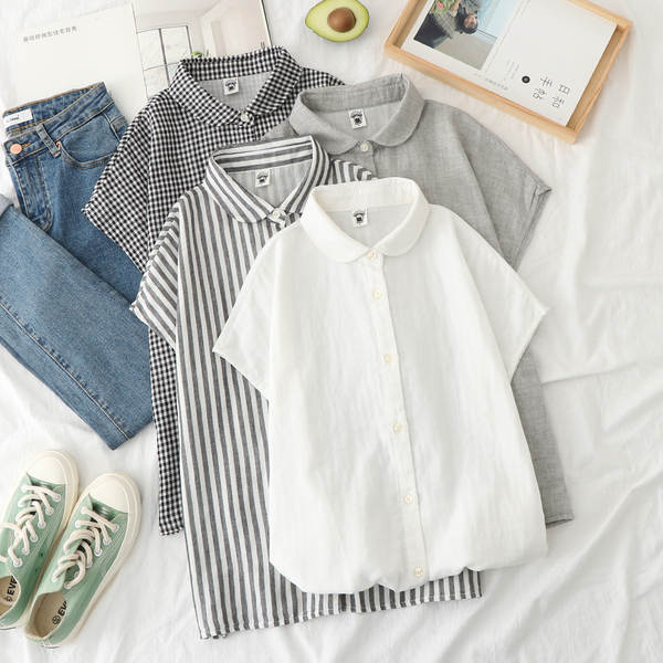 Blusa feminina de algodão sem mangas