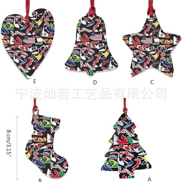 Fórmula 1 Racing Tracks Ornaments Fórmula 1 Racing Tracks Ornaments