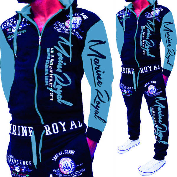 Comércio Exterior Transfronteiriço Modelos masculinos de moda duas camisetas esportivas de chapéus e calças de chapéus com grande quantidade de dinheiro