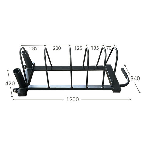 Suporte para Pratos de Halteres Portátil