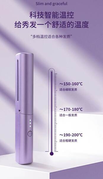 Carregador sem fio USB pequeno carregador portátil de viagem de bobina direta com dois utensílios mini cross-border preguiçoso cabelo direto