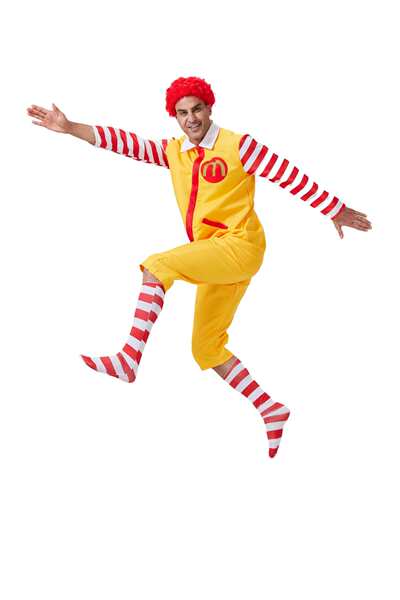 Traje de Palhaço Mac Donald para Homem