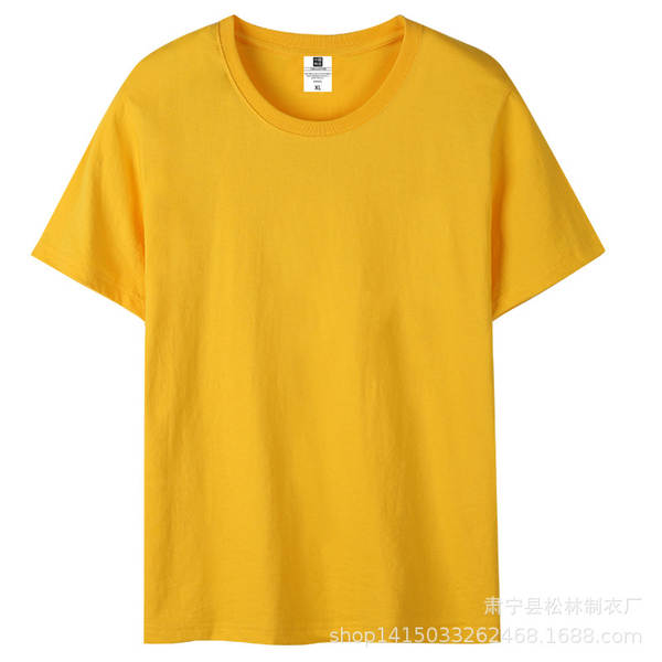 Vestido de verão de algodão curto T-shirt para meninos adolescentes meia-mancha 200 gramas peso pesado de verão de lazer relaxante