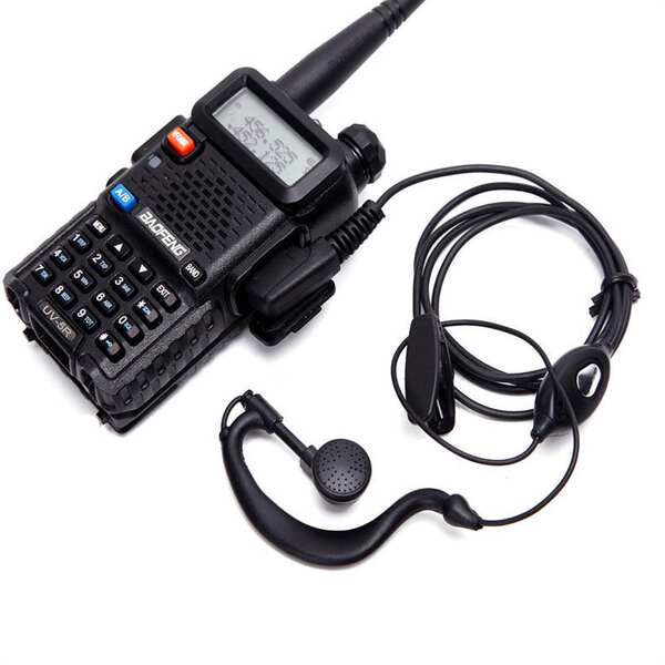 BAOFENG Pearl pair de fone de ouvido comum de linha de tecelagem de nylon de linha grosseira em fone de ouvido durável
