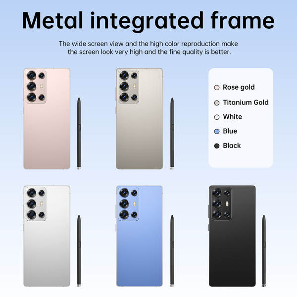 Transfronteiriço explosivo smartphone C25 Ultra fabricante de produtos em tempo real 6.8 polegadas 4 + 64 máquinas integradas comércio exterior atacado