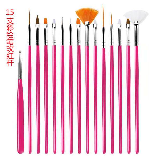 Pincel de esmalte 15 unidade