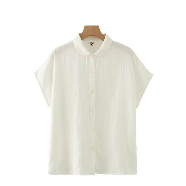 Blusa feminina de algodão sem mangas