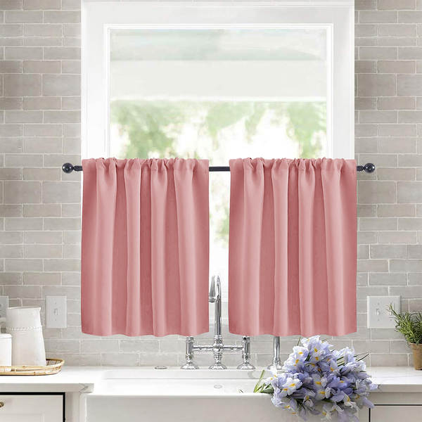 Novas cortinas transfronteiriças de cortinas curtas de alta precisão de cor pura cortinas de cozinha cortinas separadas cortinas de café