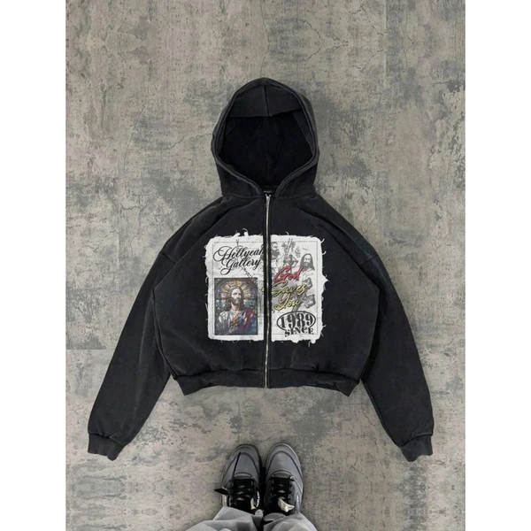 Moletom estampado estilo Y2K