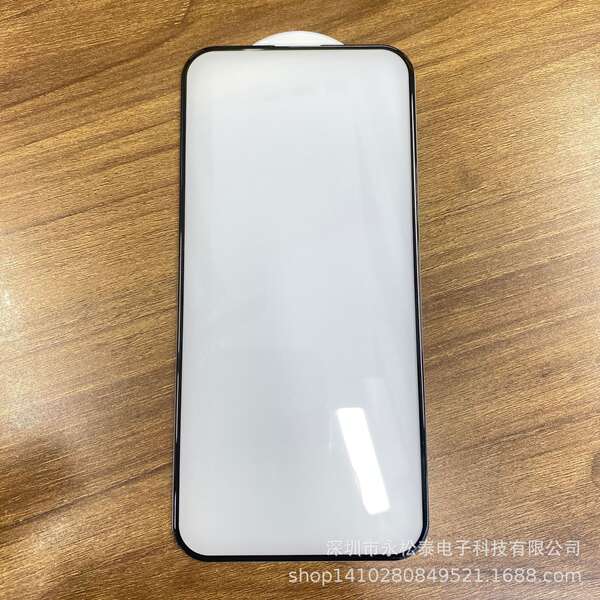 Para o iPhone 17 Pro Max 3D quente curvo sem cobertura de tela em todo o pacote de filmagem de aço sem obstrução de filmagem de telefone