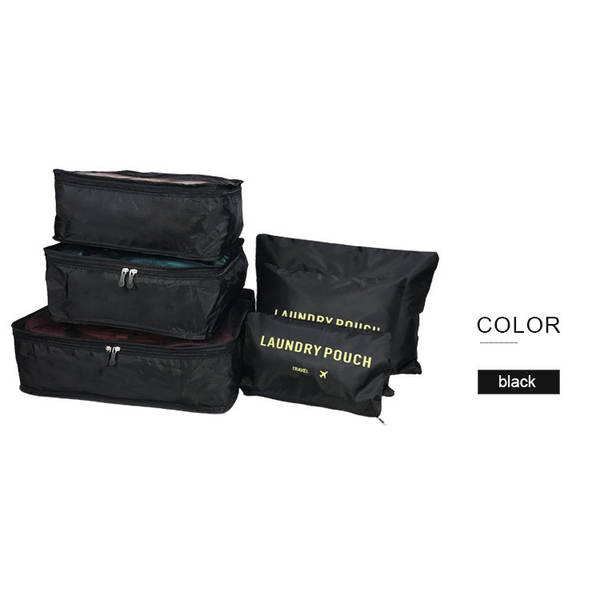 Kit de Organização de Viagem 6 Peças