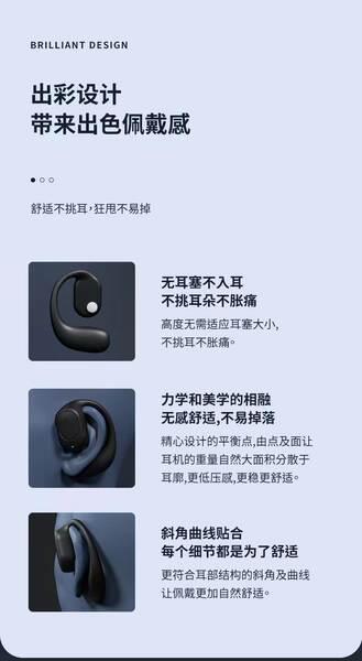 OWS Bluetooth Headphones não entram no ouvido Comércio Exterior Novo Super Long Term Wireless Headset Touch Wholesale Explosão Transfronteiriça
