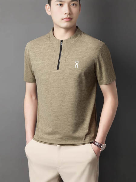 Novas roupas de verão masculinas de couro curto para homens T-shirts de couro curto para homens T-shirts de sexo masculino