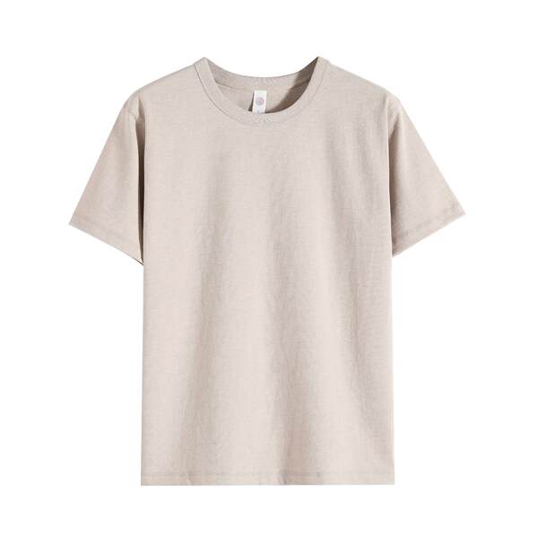 300 gramas Três agulhas de algodão puro de Xinjiang pesos pesados de algodão puro de algodão puro preto e branco T-shirts para homens de mangas curtas